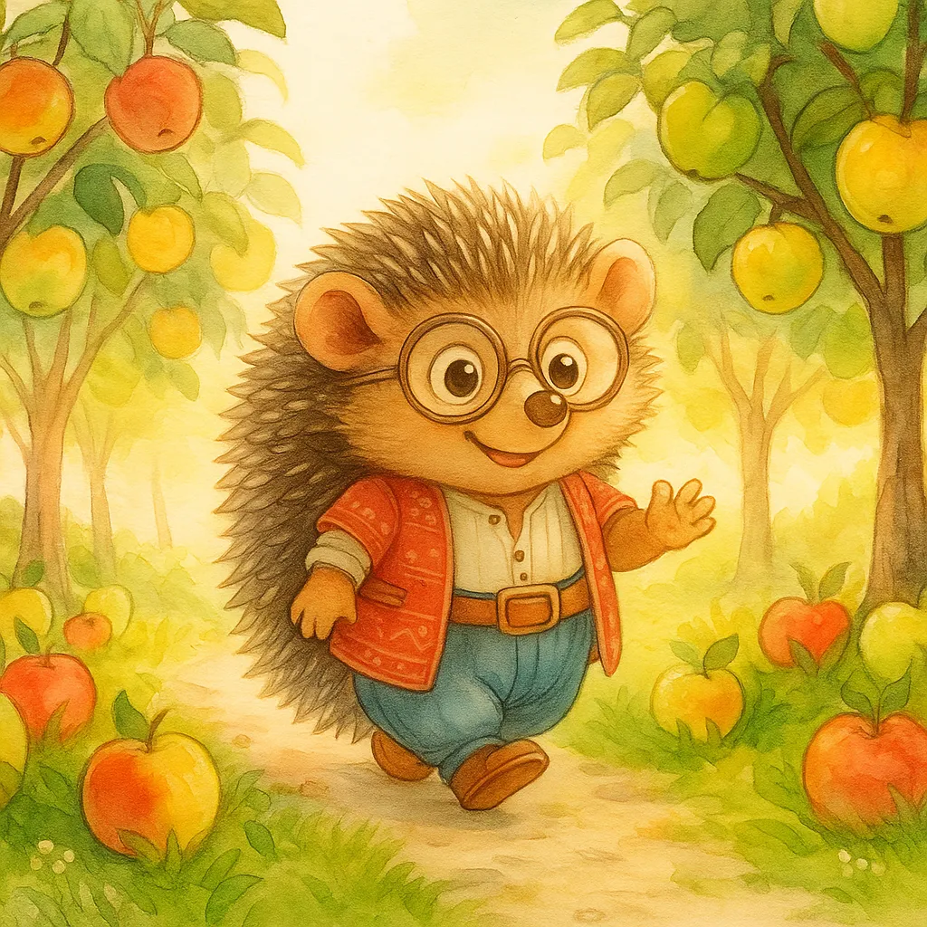 Kirpi NUK elma ormanında