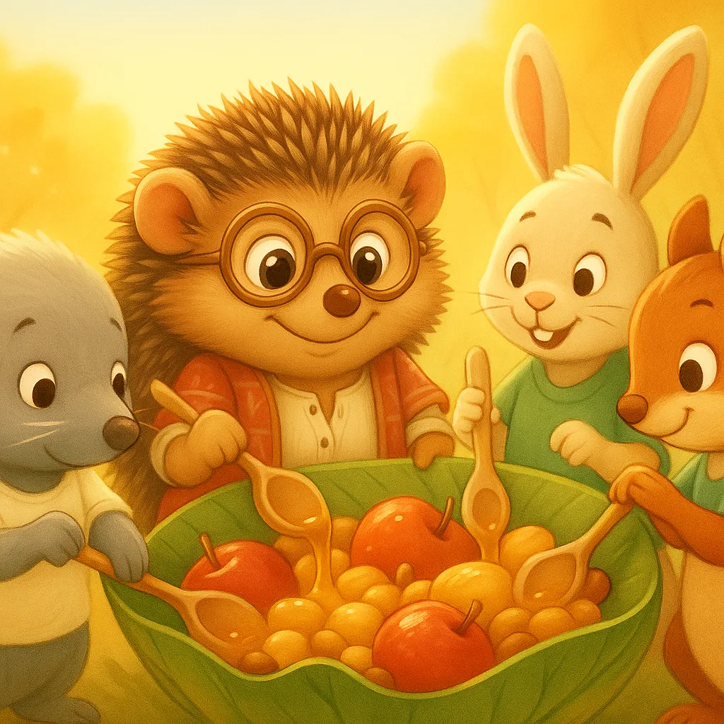 NUK ve dostları meyve çorbası yapıyor