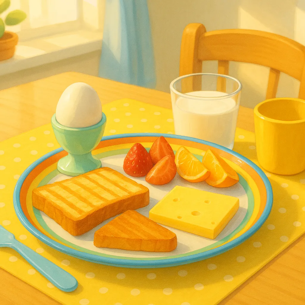 Fusion process inside the Sun - educational illustration