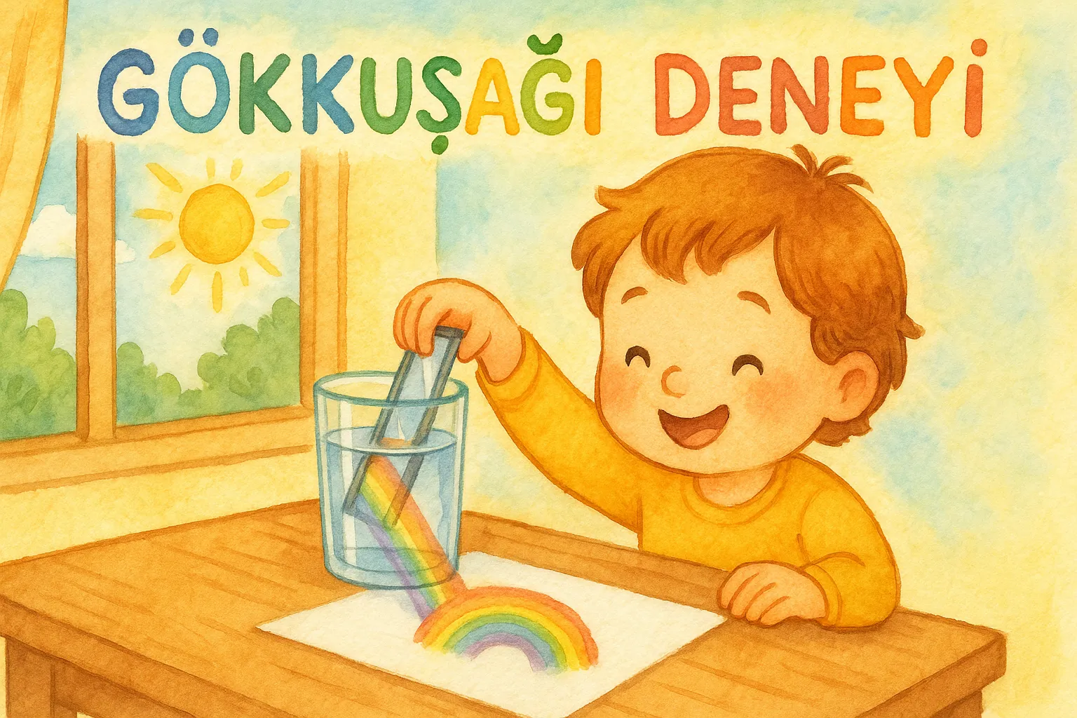 gökkuşağı deneyi